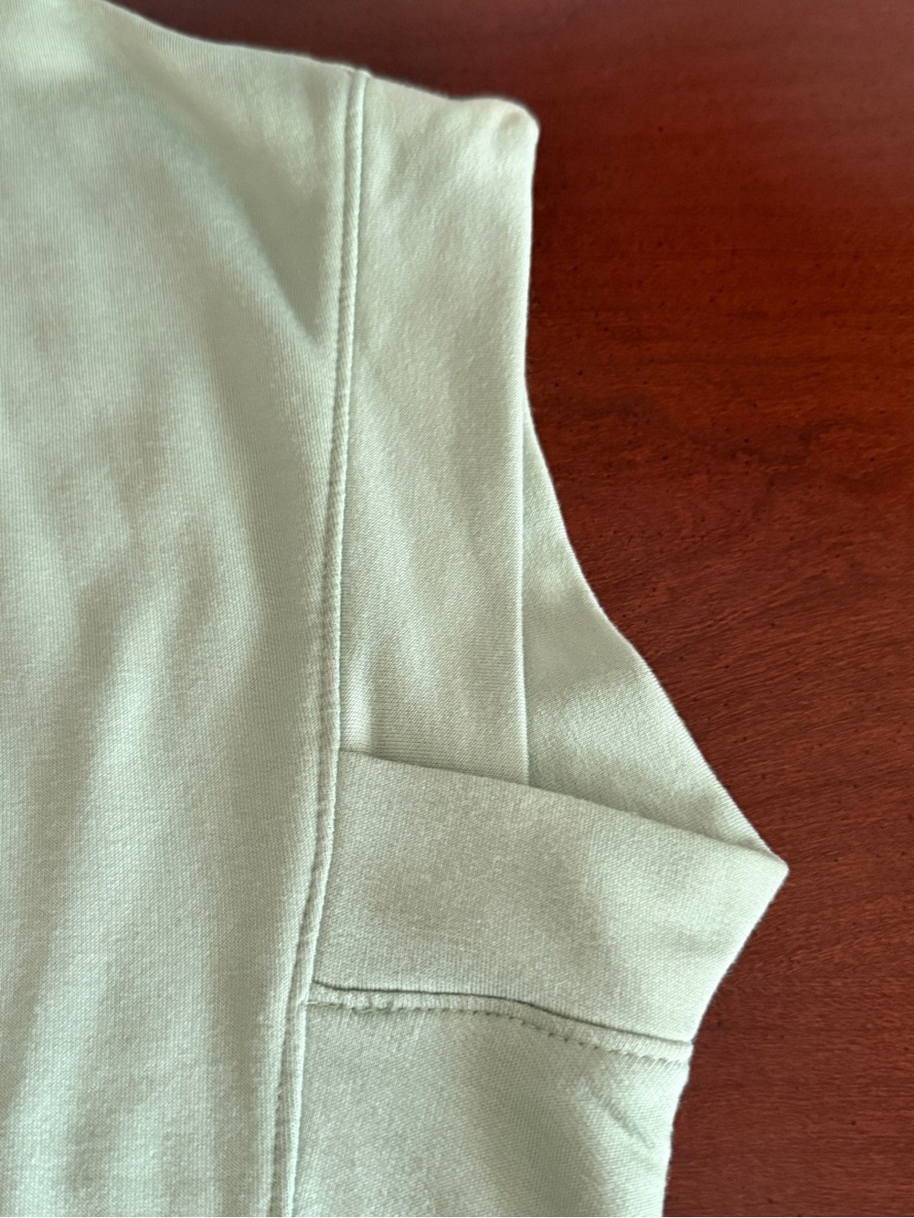 LOFT Sage Green Short Sleeve Sweatshirt - M - Picture 4 of 4